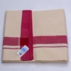 Balaramapuram Handloom Double Dhothi ( Red 1 1/4 " border") - Image 2