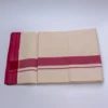 Balaramapuram Handloom Double Dhothi ( Red 1 1/4 " border") - Image 3