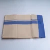 Balaramapuram Handloom Double Dhothi ( Blue 1 1/4 " border") - Image 3
