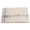 Balaramapuram Handloom Kasavu Double Dhothi (Dhothy)- Kerala Mundu ¾” x 1 “ Silver Kasavu Border