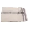 Balaramapuram Handloom Kasavu Double Dhothi (Dhothy)- Kerala Mundu 1” x 1.5” Silver Kasavu Border