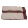 Balaramapuram Handloom Kasavu Double Dhothi (Dhothy)- Kerala Mundu 1 ¼” Red border stripes
