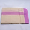 Balaramapuram Handloom Double Dhothi/ Mundu ( Pink  1.5 " border) - Image 3