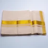 Balaramapuram Handloom Premium Kasavu Double Dhothi (Dhothy)- Kerala Mundu 1” x 1.5” Kasavu Border