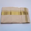 Balaramapuram Handloom Premium Kasavu Double Dhothi (Dhothy)- Kerala Mundu 1.5” x 2” Gold and Silver Kasavu Border